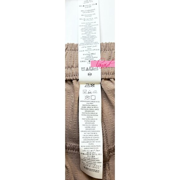 NEW Alo Dreamscape Cargo Wide Leg Pants Taupe Tan Oversized Utility Trousers S - Picture 12 of 13